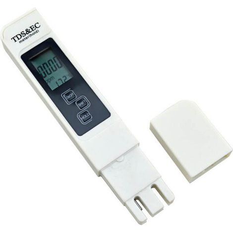 VURAHOME - Testeur numérique de qualité de l'eau TDS EC, plage de 0 à 9990, compteur de température pour la pureté de l'eau, testeur PPM (1/5)