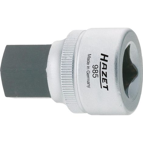 Douille mâle 985-4 ∙ Carré creux 12,5 mm (1/2 pouce) ∙ Profil à 6 pans intérieurs ∙ 4 HAZET (1/2)