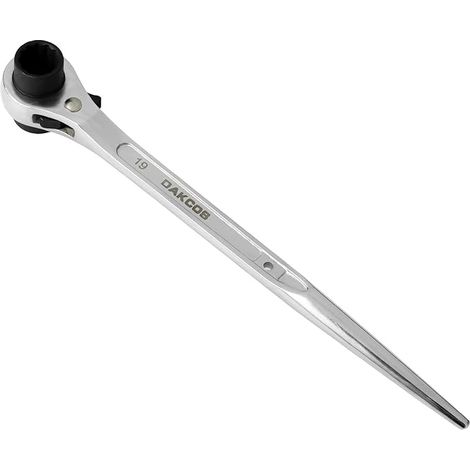 Ratchet Wrench Socket 19/22 mm Scaffolding Wrench Reversible Ratchet (1/5)