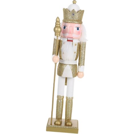 Casse-Noisette Figurine Soldat Bois Décoration de Noël Centre de Table Collection de Breloques de Fin Année (1/5)
