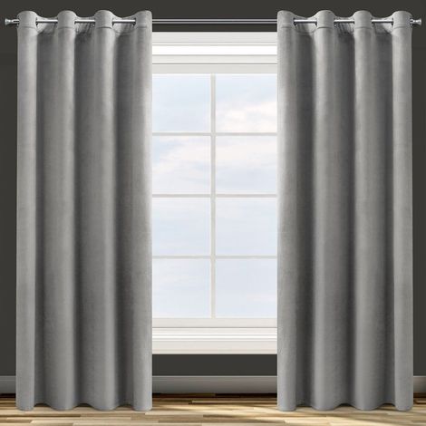 EUROFIRANY Fertigvorhang D91 Rosa Ösen 140x250cm Stahl (1/5)