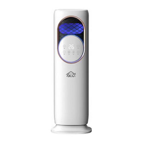 DCG ventilatore nebulizzatore 60W caldo/freddo con 2 velocita' rotazione 120o lampada UV a due colori display LCD touch tasto anti ribaltamento 3 L bianco