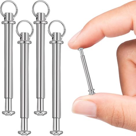 für Handfächer mit Metallnietmuttern universelle silberne