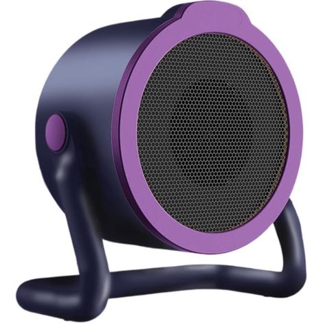 Chauffage électrique - Oscillation 360° - Économe en énergie - Silencieux - Chauffe rapide - Thermostat - Portable - Pour intérieur, bureau, chambre, salon - Compact et sûr (1/5)