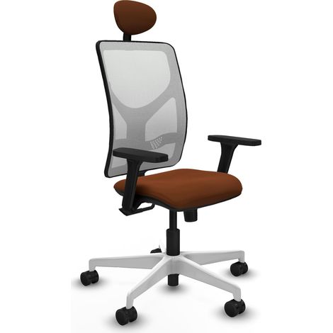 Chaise de bureau piqueras y crespo Motilla filet blanc mousse (1/2)