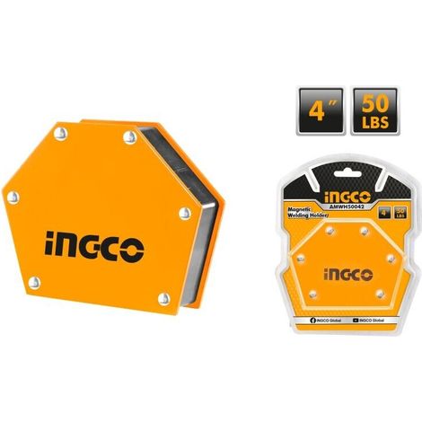 Squadra Magnetica per Saldatrici Angolo Magnetico da 30°45°60°75°90°105°120°150° - 4” – 50Lb