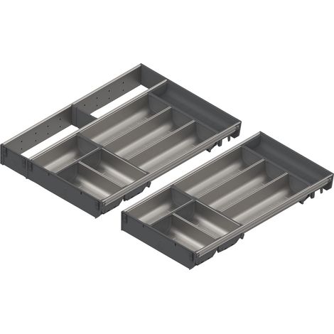 Blum Orga-Line Besteckeinsatz Schalen-Set KB 901-999 mm, NL 550mm, grau (1/3)