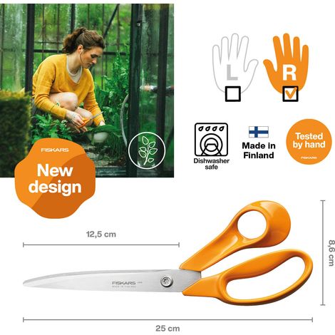Ciseaux de jardin S94 - 25 cm Pour droitiers