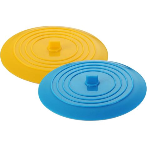 Lot de 2 bouchons d évier ronds en silicone anti odeurs et (1/5)