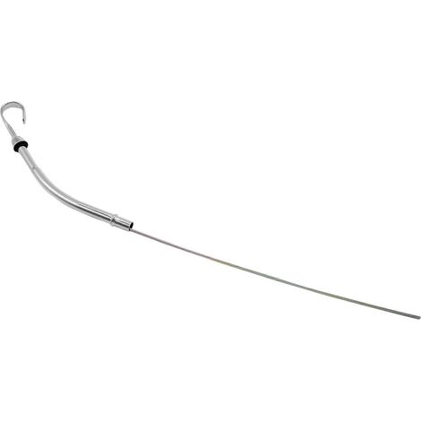 Jauge d'huile chromée (côté conducteur) compatible avec les moteurs SB 283, 305, 327, 350, 383, 400 et 4957 de 1955 à 1979 (1/5)