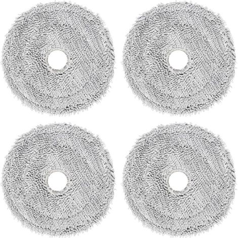 serpillières Accessoires pour Ecovacs Deebot Mini rechange aspirateur robot,serpillières en microfibre,Lavable et réutilisable -4Pièces