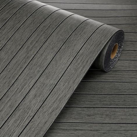 Panneau Bois Mural Decoratif Noir 60CMx3M Panneau Mural Decoratif 3D Gris Foncé Panneaux Muraux 3D Adhesif Maison Bureau Commercial Revetement Mural Bois Gris Anthracite Salon Mur TV Entrée (1/5)