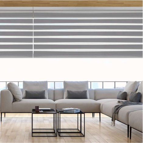 PLATINUM - Tenda Notte e giorno Premium Argento 80 x 250 (1/5)