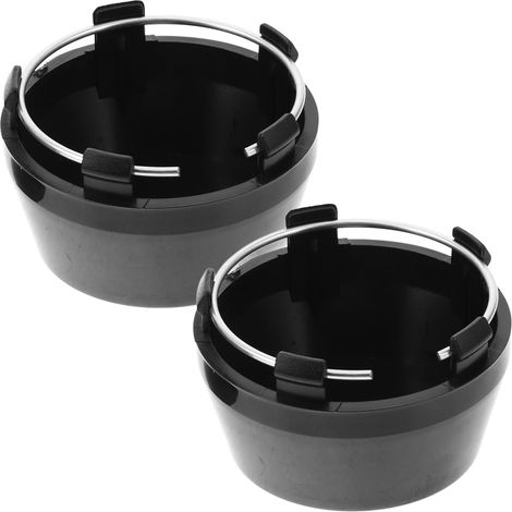 2 Pièces Cache-Moyeu 60 mm Capuchon Central De Roue Universel pour Voiture Installation Facile Résistant Aux Intempéries Accessoire pour Jante Automobile (1/5)