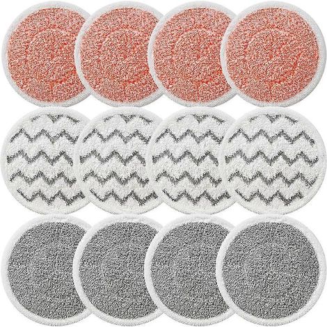Lingettes de rechange pour balai vapeur rotatif Bissell Spin-Wave 3897A SmartSteam (lot de 12) (1/5)