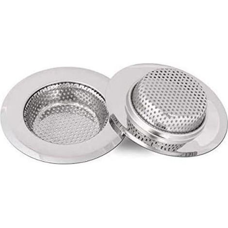 Filtre à évier en acier inoxydable 2,75 pouces – Profondeur 18 mm – Pour orifices de drainage 43 à 70 mm – Nettoyage facile au lave-vaisselle (1/5)