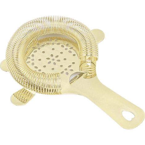 Cocktailsieb aus goldfarbenem Edelstahl, Wintersweet-Stil – Eisfilter für Barkeeper – Professionelles Barzubehör (1/5)