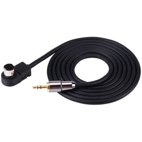 BUNTHAUS Câble auxiliaire, adaptateur, transmission de données stable, compatible portable, adapté aux appareils radio UniLink Alpine JVC