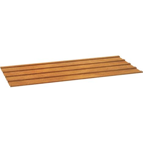Vidaxl – Panneaux de toiture en acier corten 36 pcs 100x44 cm – Résistants aux intempéries – Installation facile – Couleur marron patinée