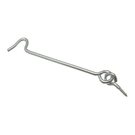 6 crochets et œillets de portail en acier inoxydable de 10,2 cm (1/2)