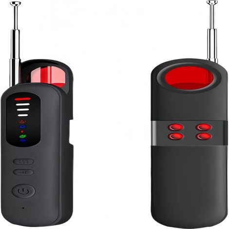 Detecteur Camera - Detecteur RF 1 MHz à 6,5 GHz - Détecteur Champ Magnétique - Lampe Torche Intégrée - Pour Voyages Bureaux Hôtels - 1 Pièce (1/5)