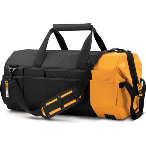 TOUGHBUILT TOU-60-26 - Bolsa de boca masiva de 66 cm, color negro y amarillo (1/2)
