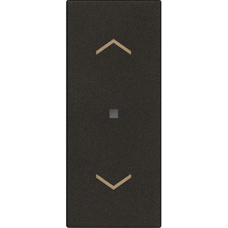 VIMAR - 31000A.FG 1M Axialknopf mit schwarzem Pfeilsymbol