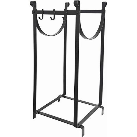 Range bûches d'intérieur 2 niveaux WERKA PRO h 76cm (1/3)