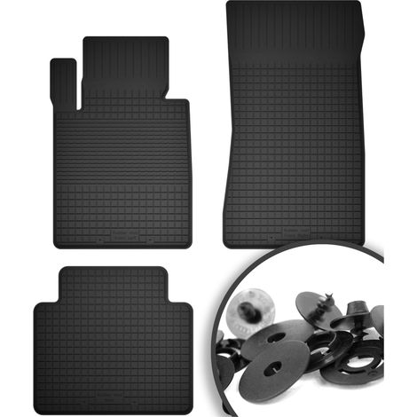Alfombrillas de goma + topes para: BMW Serie 5 GT F07 liftback (2009-2017)