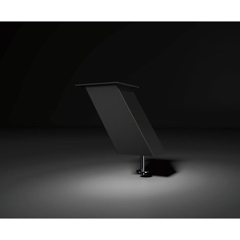 EBB Thekenfuß Jumbo - Barkonsole schräg - hochwertige Thekenkonsole, Aluminium schwarz (1/3)