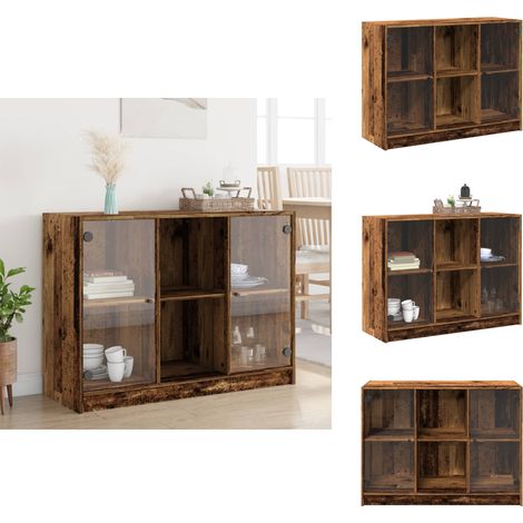 Sideboard Altholz-Optik 102x37x75,5 cm Holzwerkstoff - Sideboard - Sideboards - Buffetschrank - Schrank (1/5)