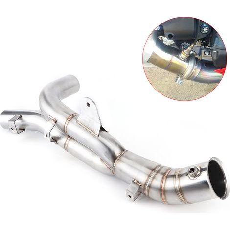 Katalysator entfernter Auspuff, Mittelrohr-Verbindungsrohr, passend für Yamaha YZF R1 2009-2014 (1/5)