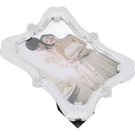 Cadre photo moderne pour photos de famille avec support arrière, idéal pour la décoration du salon ou de la chambre (type B). (1/5)