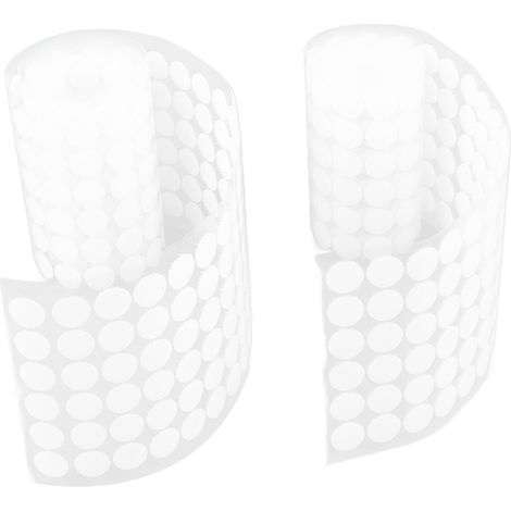 2 rouleaux de ruban auto-adhésif à picots blancs en acier inoxydable 504, 1,5 cm. (1/5)