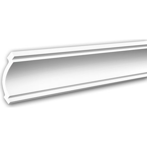 Cornice Moulding 150106F Profhome Flexible Moulding Coving Cornice Crown Moulding Neo-Classicism style white 2 m