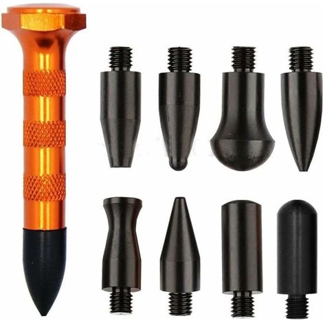 Kit de 9 outils pour réparation de bosses sur carrosserie, sans peinture (1/5)