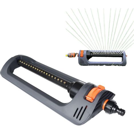 Irrigatore oscillante per giardini e cortili - irrigatore robusto con base zavorrata