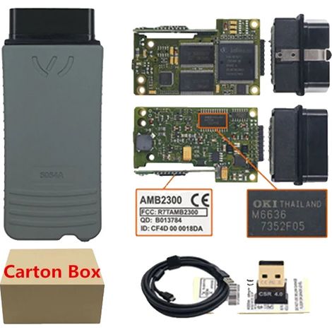 Herramienta de diagnóstico OBD2, conexión Bluetooth, compatible con protocolos UDS, papel 5054A (1/2)