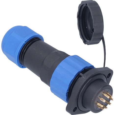 IP68 Wasserdichter Stecker/Buchse Flansch Luftfahrt Stecker/Buchse Stoßverbinder AC250V 5A SP208 Pin (1/5)