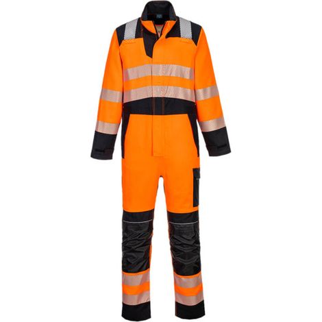 Buzo moderno de trabajo tejido PW3 FR HVO bandas reflectantes PORTWEST FR509 XXXL Naranja/Negro