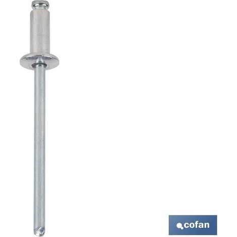 Pack de 250 Rivets en Aluminium Normal 4.8 x 40 mm