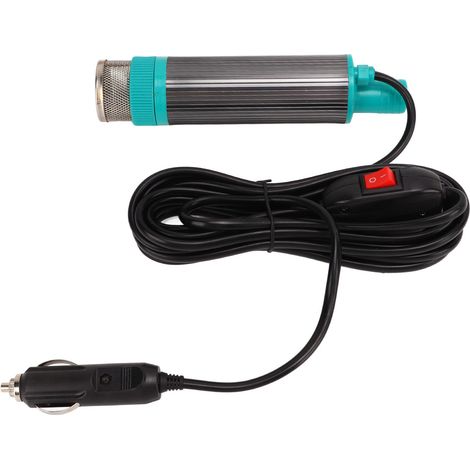 Pompe d'extraction d'huile et d'eau électrique portable 12 V avec câble de 5 m pour le transfert de fluides (diesel, kérosène) pour camping-cars et caravanes. (1/5)