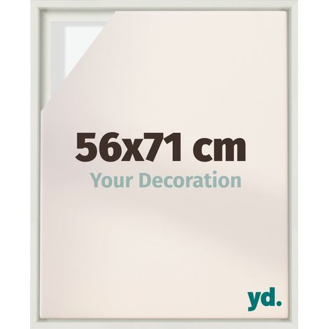 Your Decoration - Cadre flottant - Blanc Mat - Cadre en caisse américaine pour toile sur chassis - MDF - Lyon (1/5)