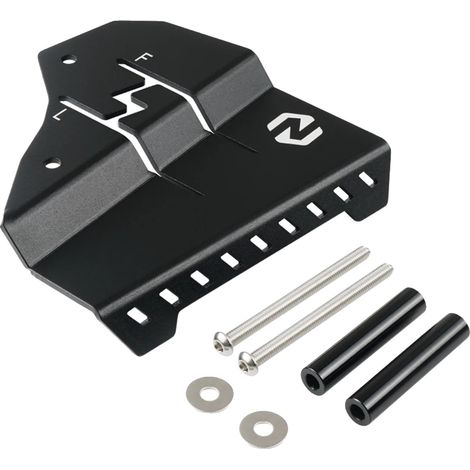 Protector del depósito de expansión, construcción de aluminio mecanizado, mecanizado CNC, negro. (1/2)