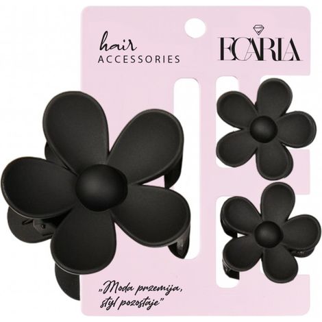 Set mit Haarspangen und Blumen, XL 3-in-1, Haarschmuck für Sie X