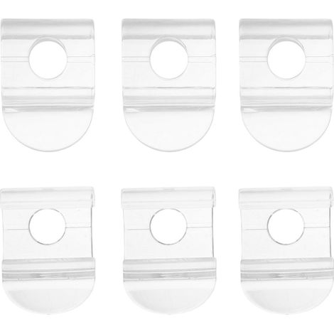 8 Pièces de Poignées de Store sans Fil en Pom Accessoires de Stores pour Rideaux Clips de Cantonnière Verticaux Compatible Large Anti-affaissement (1/5)