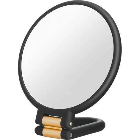 Glace de Maquillage Voyage - Outil Double Face 50X Glace de Toilette avec Loupe - pou Femmes Filles Adolescents Déplacements Maison Salle De Bain Chambe À Couche Salle De Bains (1/5)