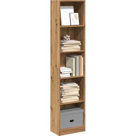 Bücherregal Artisian Oak 40 x 24 x 176 cm Holzwerkstoff