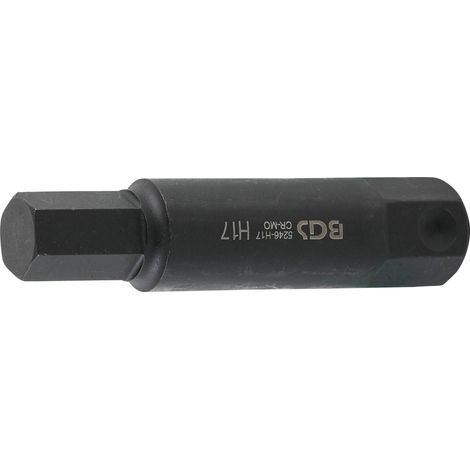 Inserto  lunghezza 100 mm  attacco esagono esterno 22 mm  esagono interno 17 mm