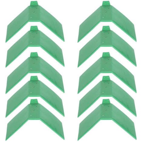 10 pièces en plastique petit vert anti-dérapant conception colombe repos support Pigeon perches perchoir cadre oiseau fournitures (1/4)